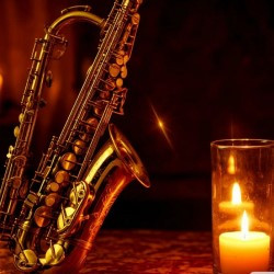 Орган и саксофон при свечах в соборе Орган и саксофон при свечах в соборе