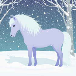 Лошадка для Деда Мороза