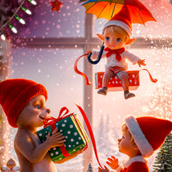 Новогодние цветные сны