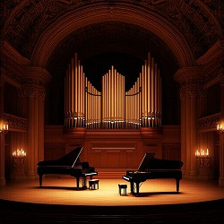 Шоу двух роялей и органа. При Свечах в соборе