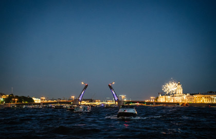 Разводные мосты Петербурга с борта теплохода Разводные мосты Петербурга с борта теплохода