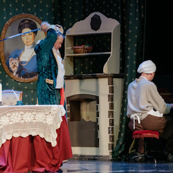 Cцена из «Жениться вам надо, барин!»