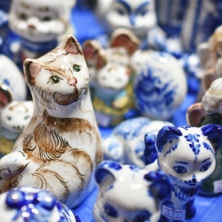 Гжельский куст или 20 оттенков синего