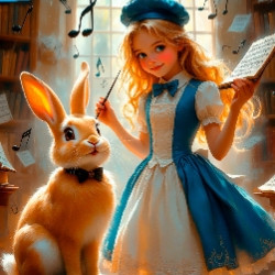 Приключения Алисы, кролика и семи нот