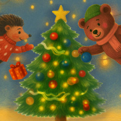 Ёлка «Трям! Новый год с Ёжиком и Медвежонком по сказкам С. Козлова»