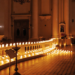 Шедевры мирового органа при свечах