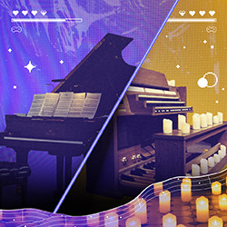 Музыкальный поединок при свечах. Орган & Рояль