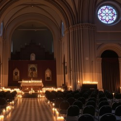 Новогодний Орган При Свечах. В Величественном Соборе