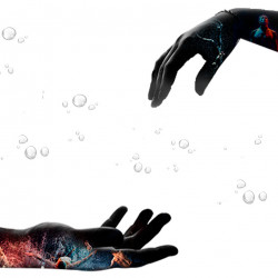 Шоу под дождем «Признание в любви»