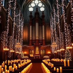 Орган при свечах: Времена года и Гарри Поттер