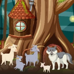 Волк и семеро козлят на новый лад