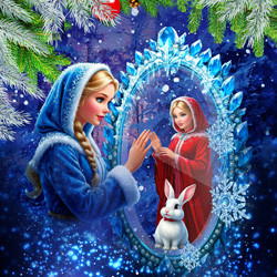 Снегурочка в Зазеркалье