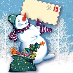 Снеговик-почтовик