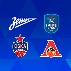 17:00 - Зенит - Анадолу Эфес, 20:00 - ЦСКА - Локомотив-Кубань (билет на два матча)
