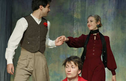 Scene from «Дачники»