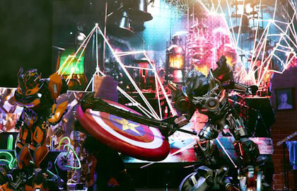 Шоу-спектакль с Трансформерами. Автоботы на каникулах