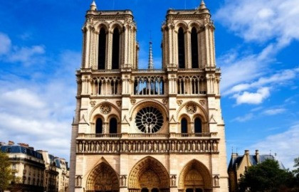 Notre Dame de Paris. Орган и солисты при свечах