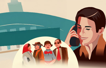 Scene from «Покровские ворота»