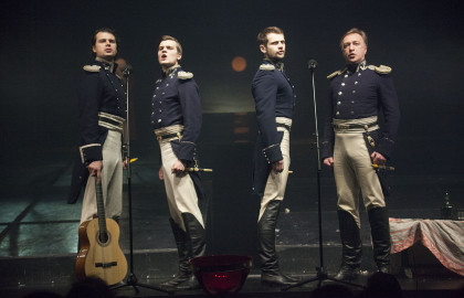 Cцена из «Юнона и Авось. Театр Ленком. (Дмитрий Певцов и др.)»