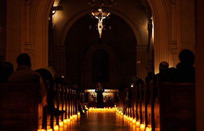 Иоганн Себастьян Бах в сиянии свечей