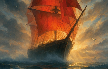 Scene from «Музыкальный спектакль «Алые паруса»»