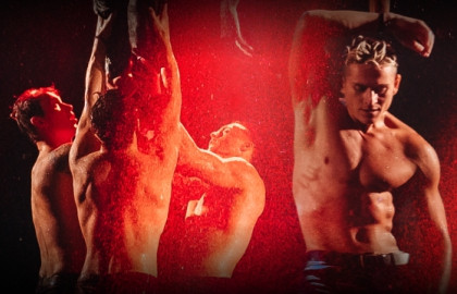 Шоу под дождем  «Признание в любви»