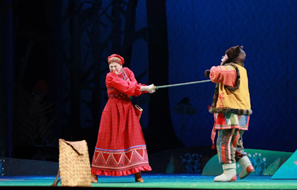 Сказка о Бабе-Яге и Василисе-работнице