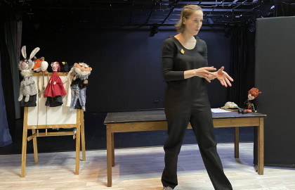 Cцена из ««Театр кукол»: мастер-класс»