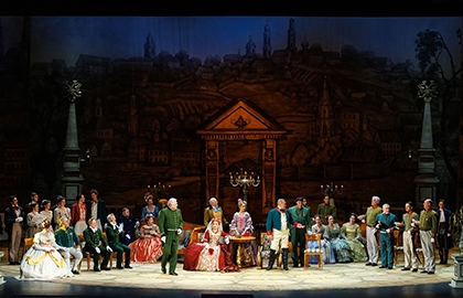 Scene from «Ревизор»