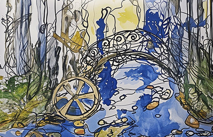 Scene from «Барышня-крестьянка»