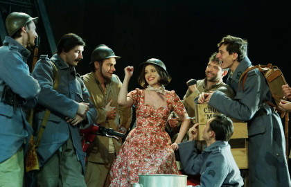 Scene from «Сирано де Бержерак»