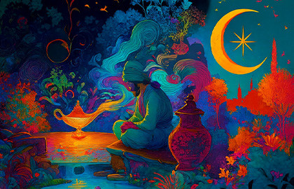 Artfonix. Волшебная лампа Алладина с живой музыкой и чтецами