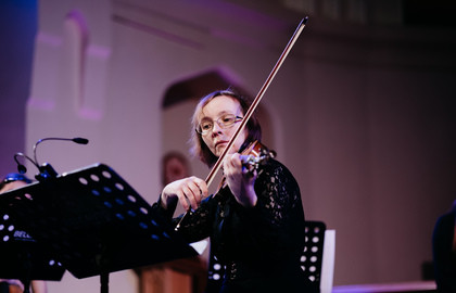 Новогодняя сказка с органом и песочной анимацией "Снежная королева"