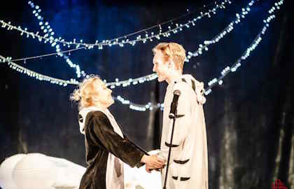 Дед Мороз и Снегурочка в сказке о дружбе Тигрёнка и Медвежонка