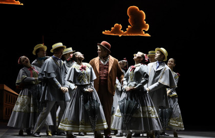 Scene from «Лев Гурыч Синичкин, или провинциальная дебютантка»