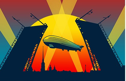 «Led Zeppelin» (tribute) рок-классика на теплоходе на маршруте «Большое Петербургское кольцо»