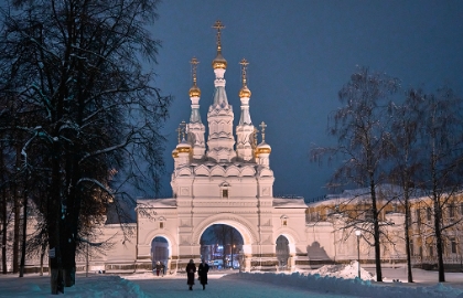 Сказочная Новогодняя ночь в дивном Дивеево