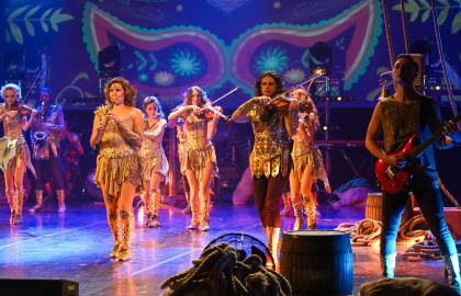 Scene from «Симфоническое рок-шоу «Рождение мира». Concord Orchestra»