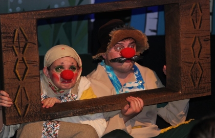 Cцена из «Сказка о рыбаке и рыбке»