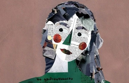 Портрет в стиле... Смешанная техника