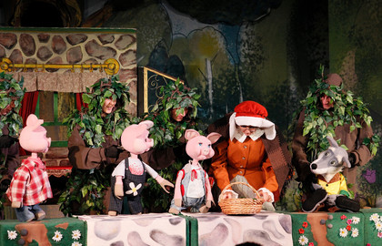 Три веселых поросенка или как подружиться с Волком