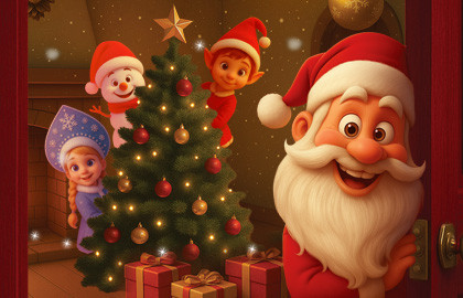 В гостях у Деда Мороза