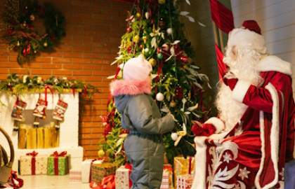 Новый Год на ферме. Резиденция Деда Мороза