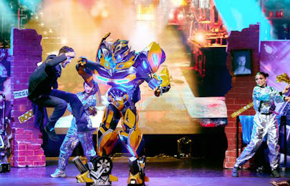 Шоу-спектакль с Трансформерами. Автоботы на каникулах