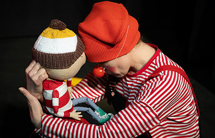 Малыш и Пингвин на южном полюсе