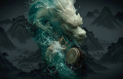 Шоу японских барабанов. Эхо Водяного Дракона