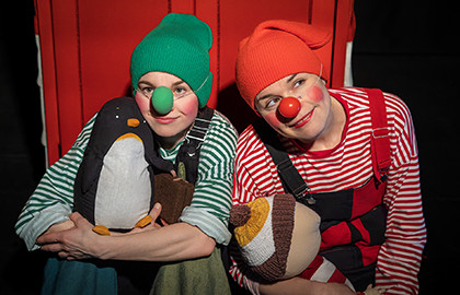 Малыш и Пингвин на южном полюсе