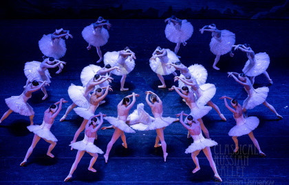 Cцена из «Лебединое Озеро»