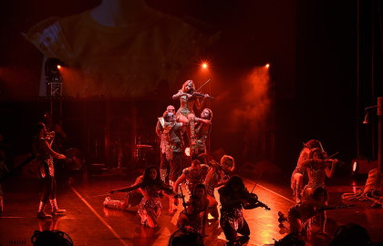 Scene from «Симфоническое рок-шоу «Рождение мира». Concord orchestra»