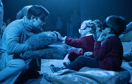 Сказка с закрытыми глазами. Ёжик в тумане